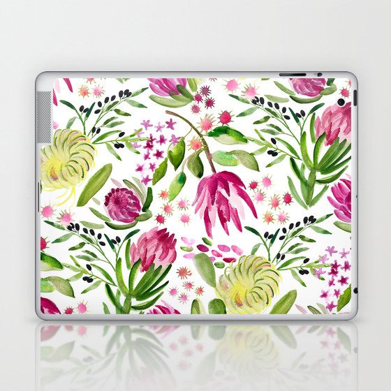 Protea Flower Bloom Laptop & iPad Skin