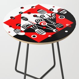 MICROGRAVITY - RED & BLACK Side Table