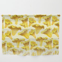 Yellow Mushrooms Wall Hanging