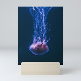 Diving Jellyfish Mini Art Print