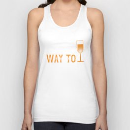 Which Way To The Wine Unisex Tank Top