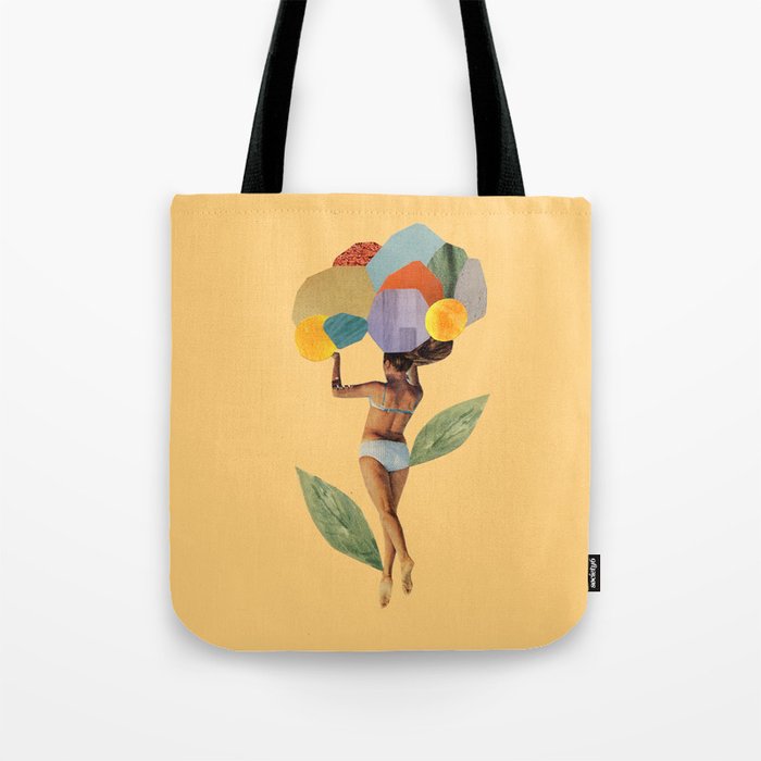 i walk out in the flowers and feel better Tote Bag