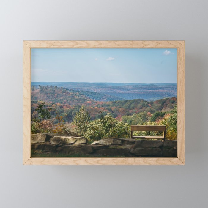 Ridge Road Overlook Framed Mini Art Print