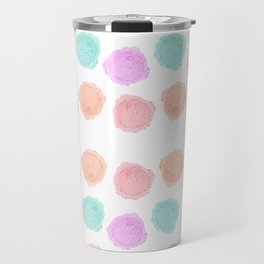 Ice Cream Sherbet Scoops Pattern Travel Mug