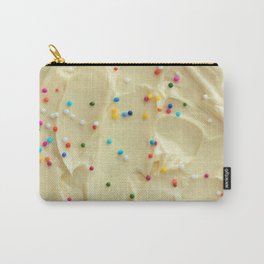 Vanilla Cake Frosting & Candy Sprinkles Carry-All Pouch