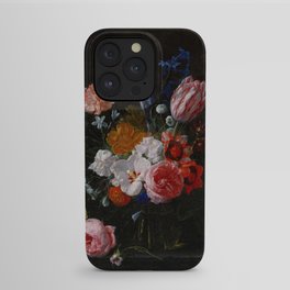 A Bouquet of Flowers in a Crystal Vase iPhone Case