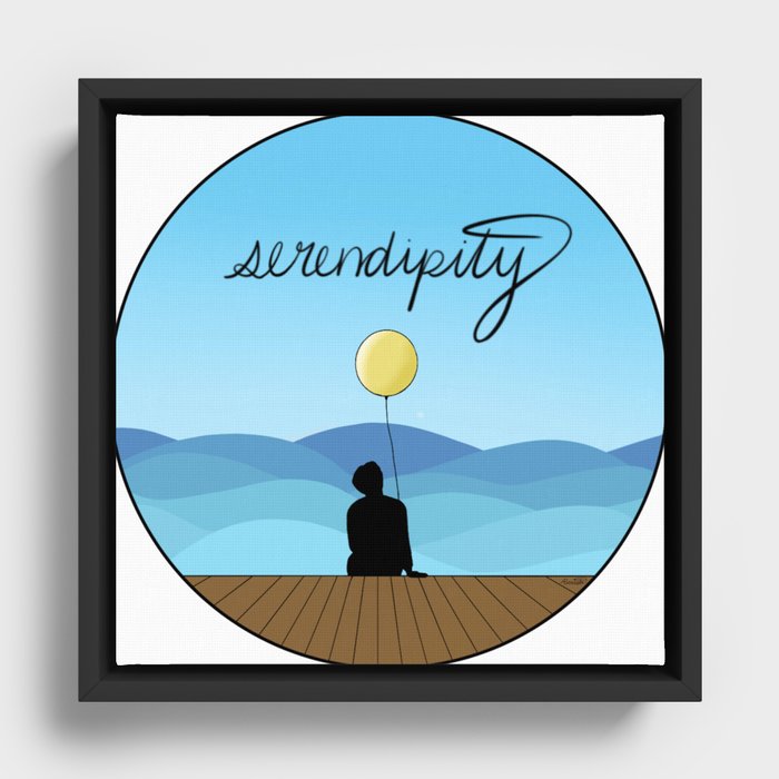 Serendipity Framed Canvas