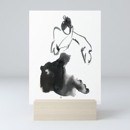 Ink Flamenco dancer Mini Art Print