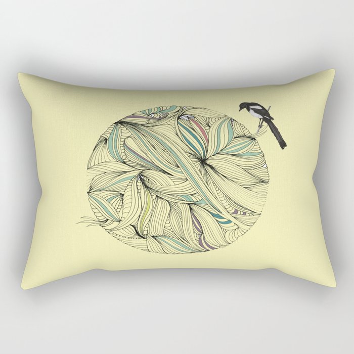 Magpie Rectangular Pillow