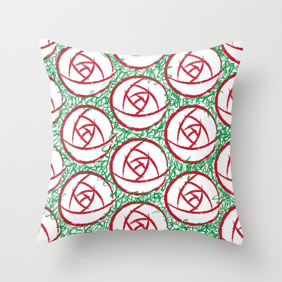Roses & Thorns Throw Pillow