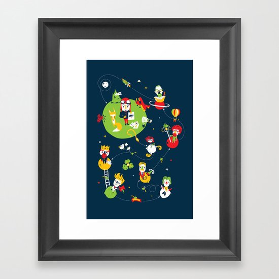 Jeu de piste Framed Art Print