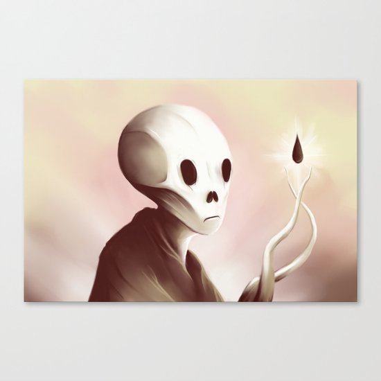 oil worshipper Canvas Print