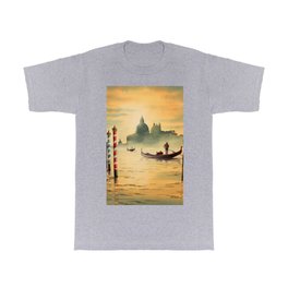 Venice Italy Grand Canal T Shirt | Impressionism, Impressionsofvenice, Venice, Romanticviews, Europeandestinations, Grandcanal, Gondolarides, Warmpaintings, Watercolor, Painting 