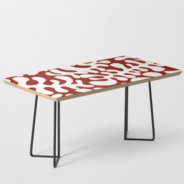 White Matisse cut outs seaweed pattern 9 Coffee Table