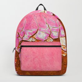 Pink and Rust Backpack
