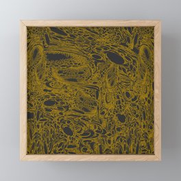 Yellow Morph Wonderland Framed Mini Art Print