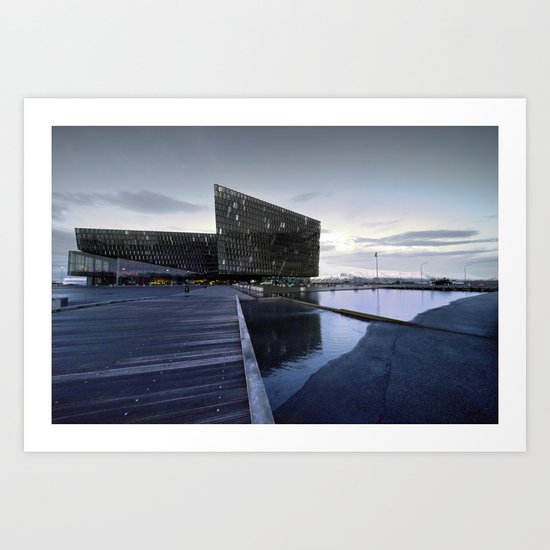 Reykjavik Festival Hall Art Print