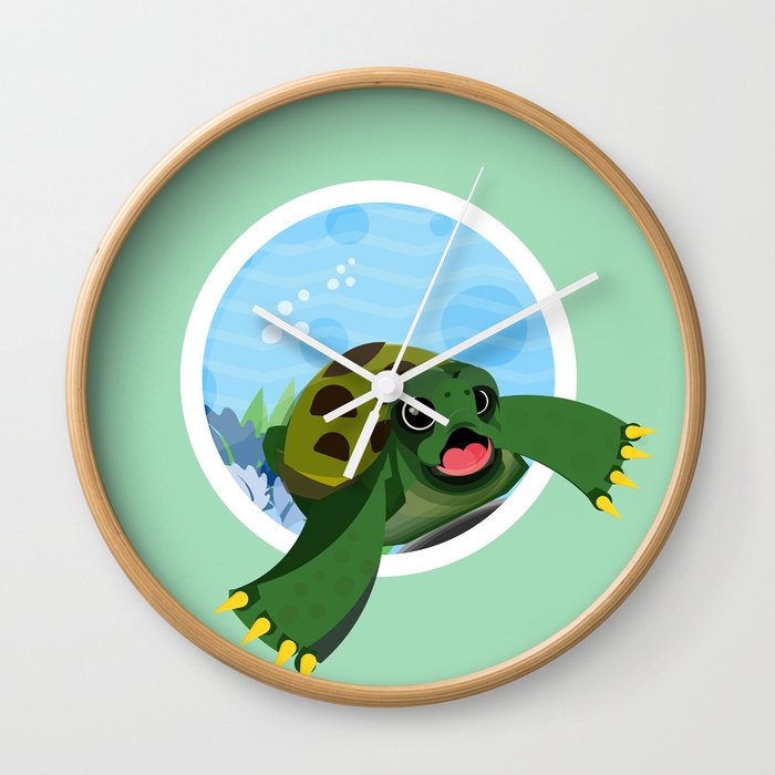 Turtle Wall Clock