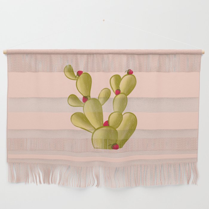 Strawberry Cactus Plant Wall Hanging