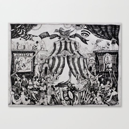 Circus of life II Canvas Print