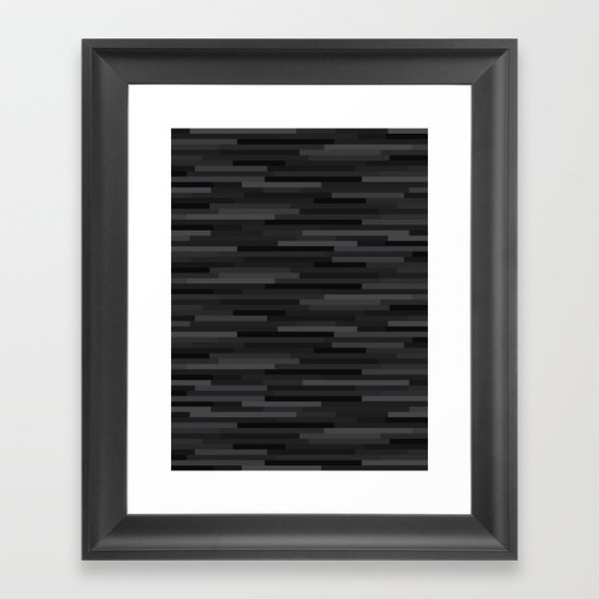 Black Estival Mirage Framed Art Print