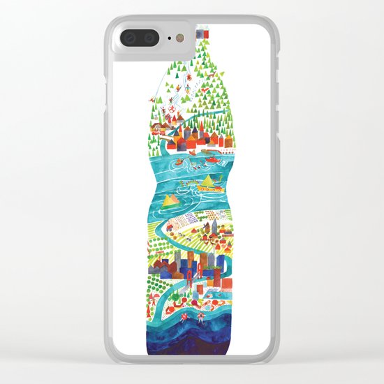 Water is life Clear iPhone Case