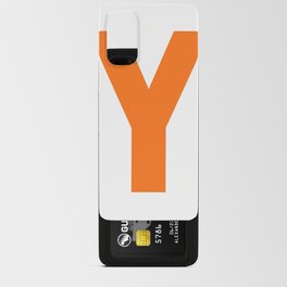 Letter Y (Orange & White) Android Card Case
