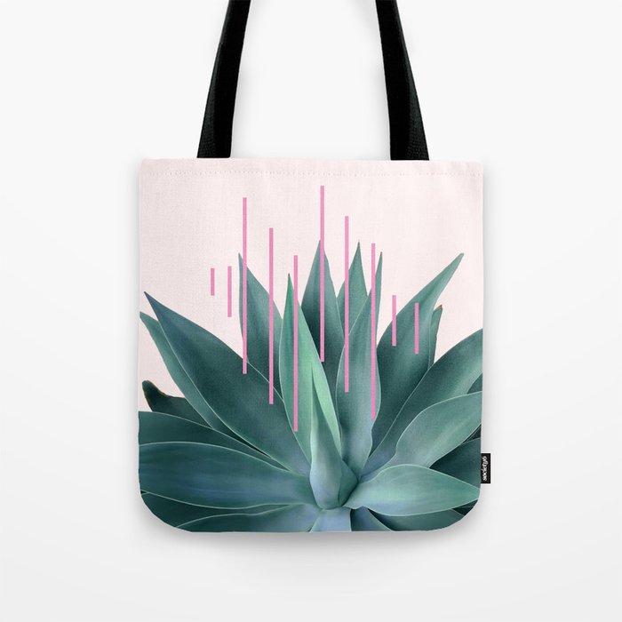 Agave geometrics II - pink Tote Bag