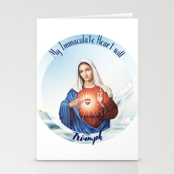 Virgin Mary Stationery Cards