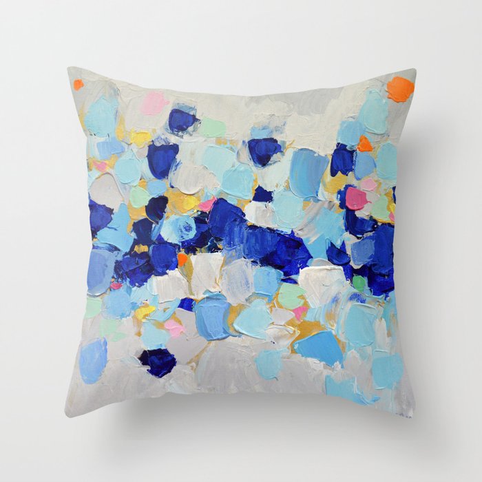 Amoebic Party No. 2 Throw Pillow