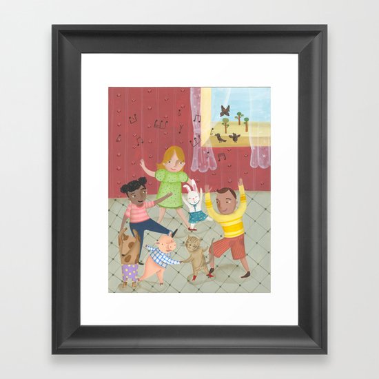 Party time Framed Art Print