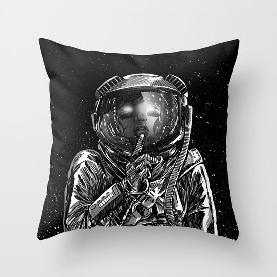 The Secrets of Space Throw Pillow