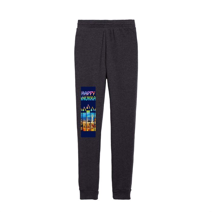 Hanukkah Menorah Kids Joggers