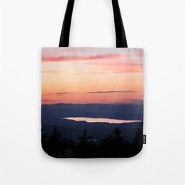 Nature landscape sunset mountains Tote Bag