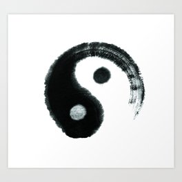 Ying & Yang Art Print