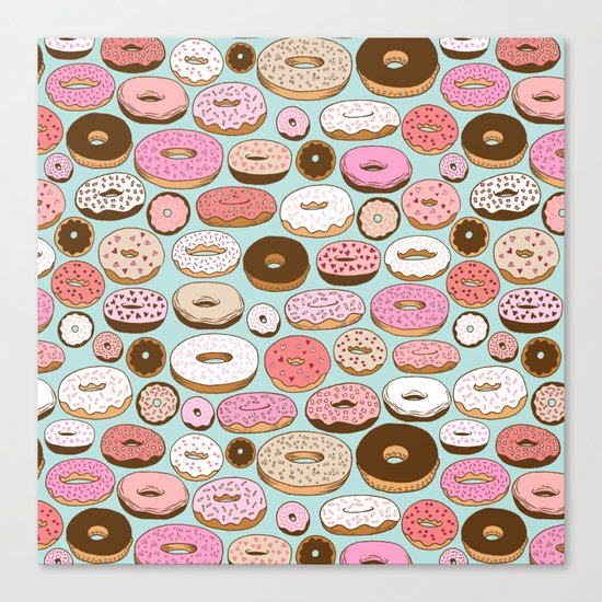 Donut Wonderland Canvas Print