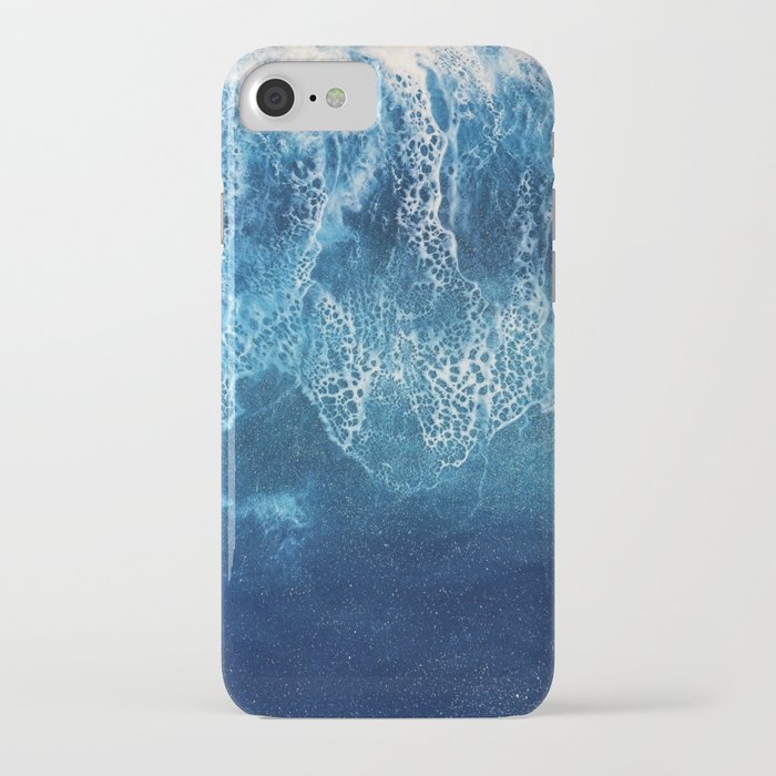 Dark blue ocean iPhone Case