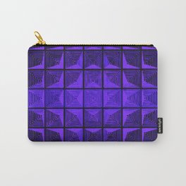 70s Ultraviolet Panton Inspired Space Age Art Carry-All Pouch