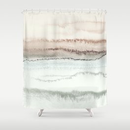 WITHIN THE TIDES NATURAL THREE by Monika Strigel Shower Curtain