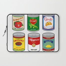 Vintage canned goods with a twist Laptop Sleeve