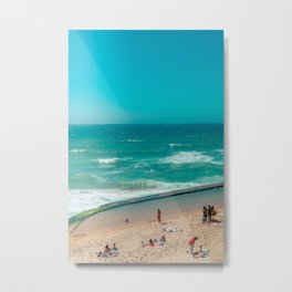Esquina  Metal Print | Waves, Famtime, Summer, Beach, Photo 