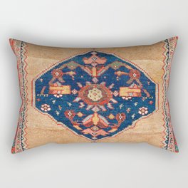 Bijar Kurdish Northwest Persian Rug Print Rectangular Pillow