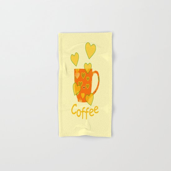 Coffee Fanatic Hand & Bath Towel