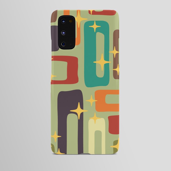 Retro Mid Century Modern Abstract Pattern 225 Android Case