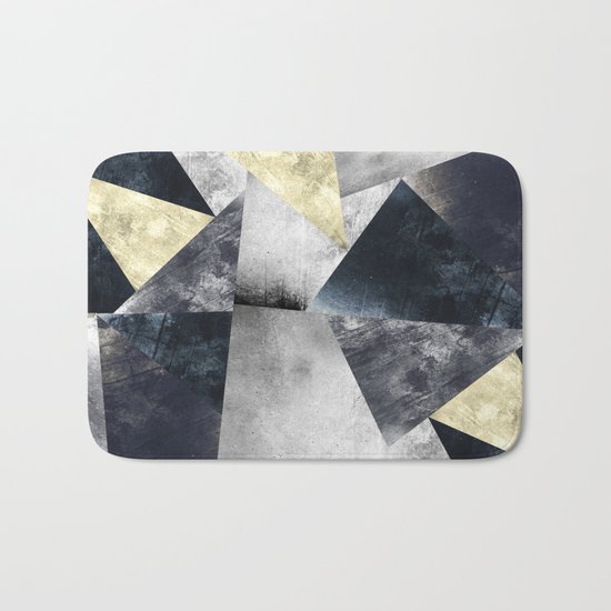 Geometric Pattern Bath Mat