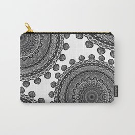 Mandala Black&White Carry-All Pouch