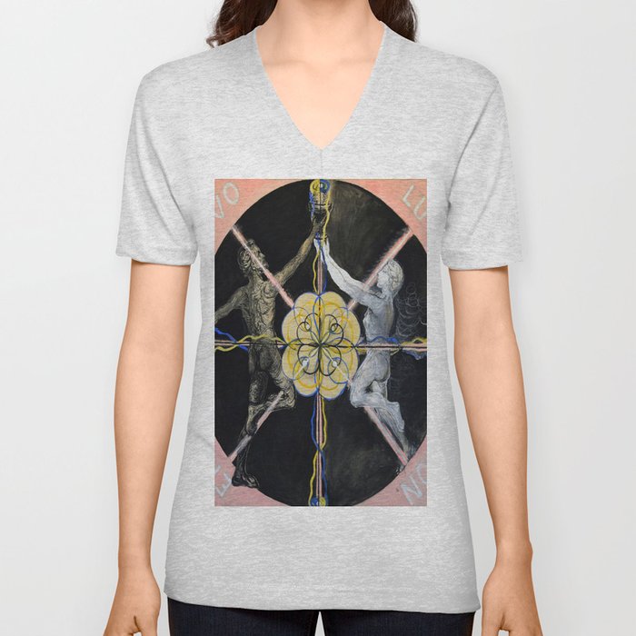 Hilma af Klint , Evolution, No. 3, Group VI V Neck T Shirt