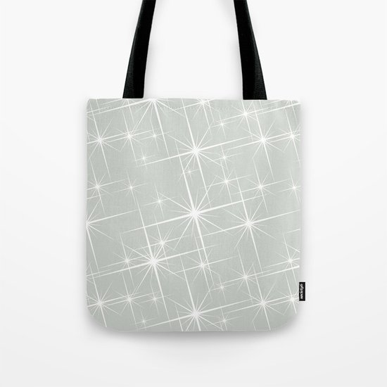 Gray Grey Glitters Sea Salt Tote Bag