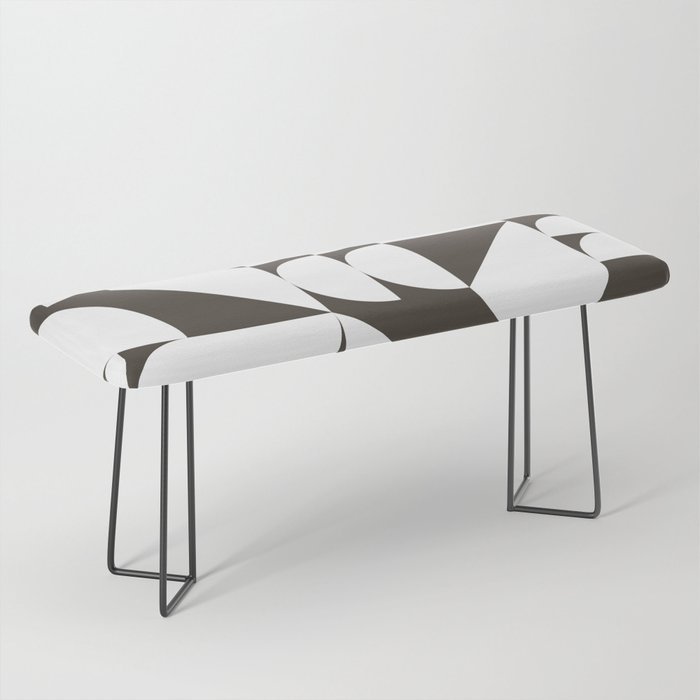Geometrical modern classic shapes composition 6 Bench
