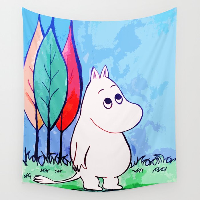  Moomin Tapestry Wall Hanger, Home Decor Wall Hanging